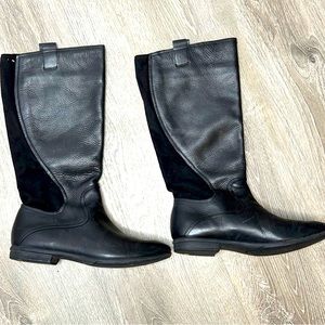 GUC Cole Haan black tall boots
